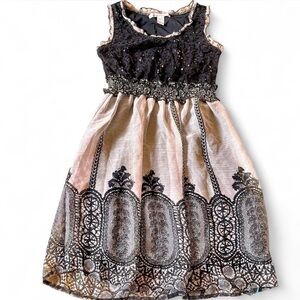 American Rag  Dress black and cream extra small lace